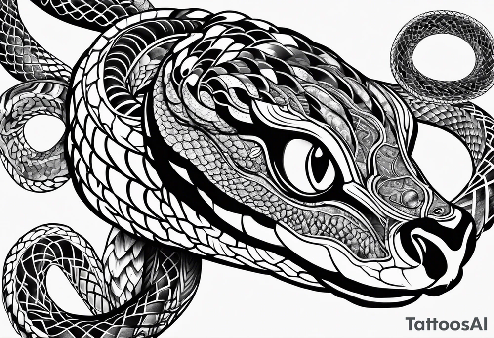 snakes tattoo idea