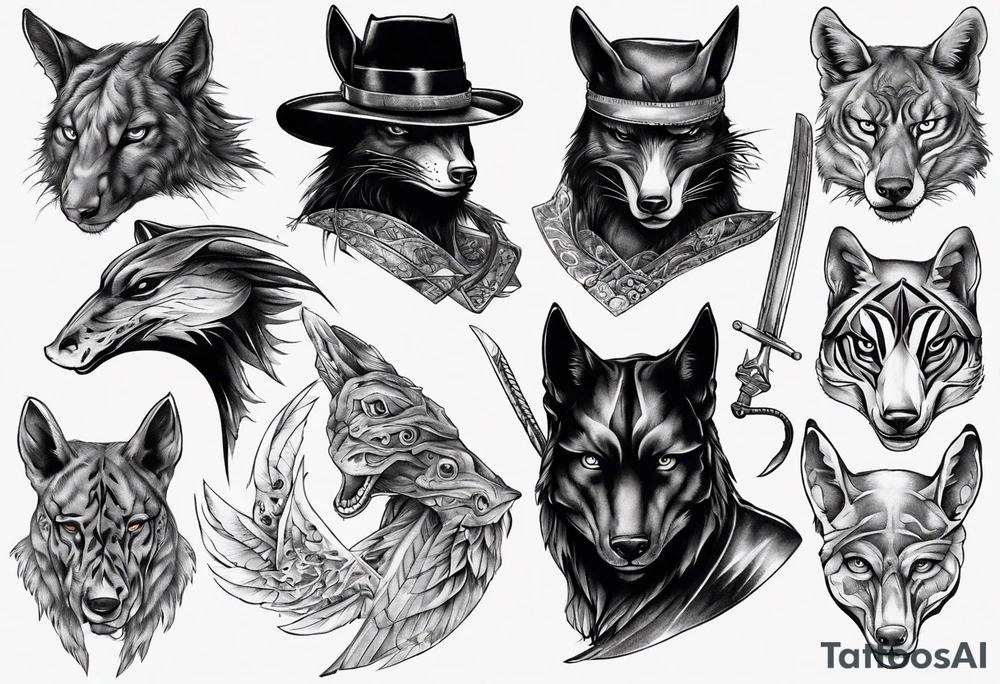 ANIMAL ZORRO tattoo idea