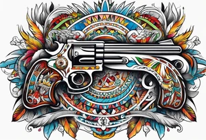 Native American Guns tattoo idea