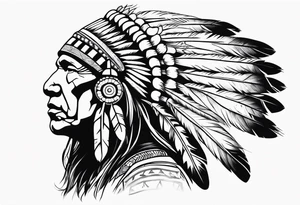 Native American Spirit tattoo idea