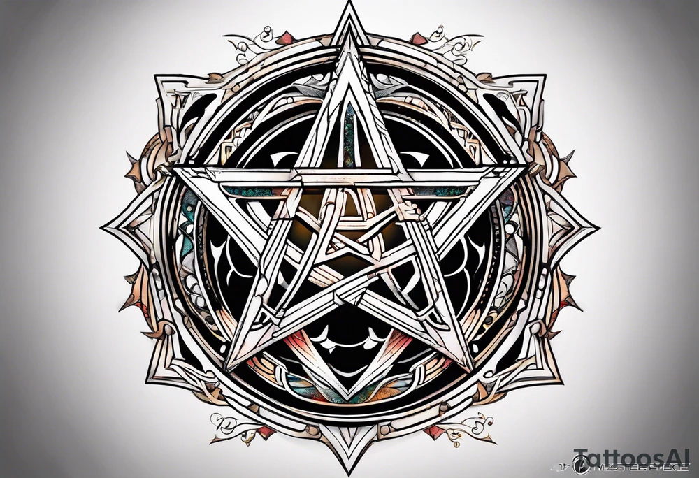 Sigil pentagram tattoo idea