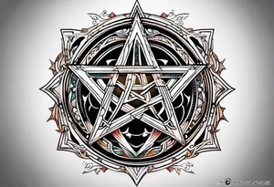 Sigil pentagram tattoo idea