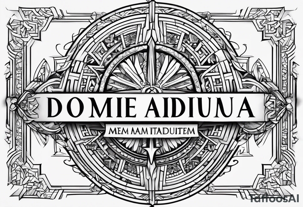 the words: "domine adiuva incredulitatem meam" tattoo idea