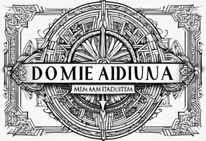 the words: "domine adiuva incredulitatem meam" tattoo idea