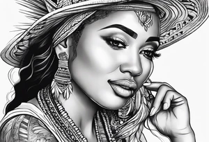 Guadeloupe Island tattoo idea