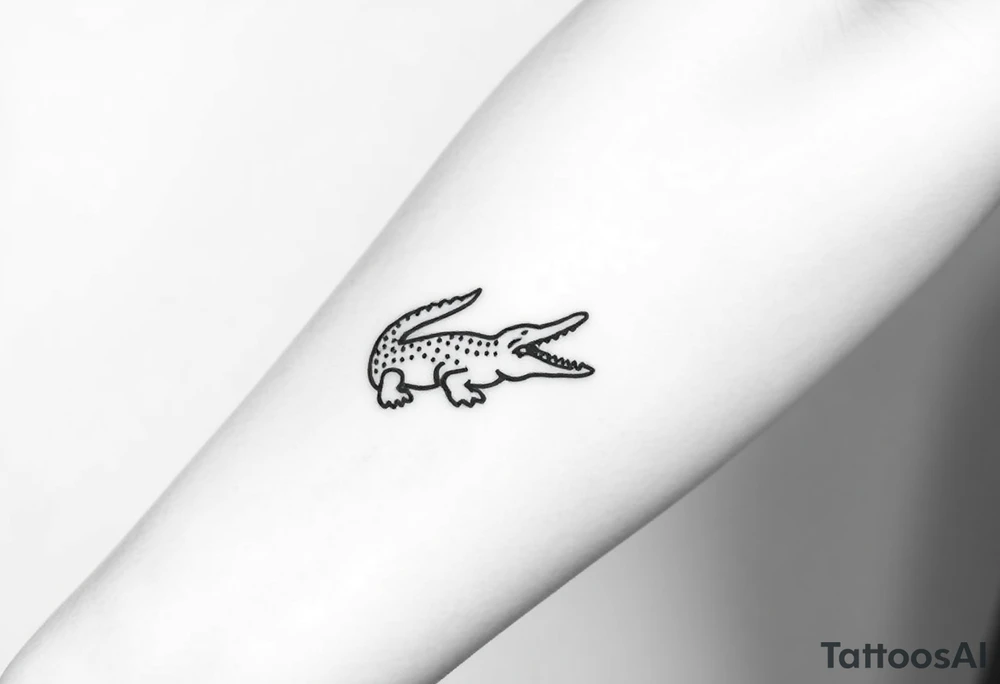 Lacoste brand tattoo tattoo idea