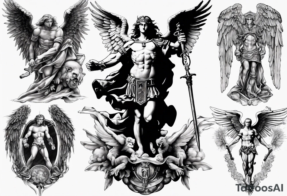 Heiliger St.Michael tattoo idea