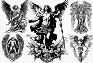 Heiliger St.Michael tattoo idea