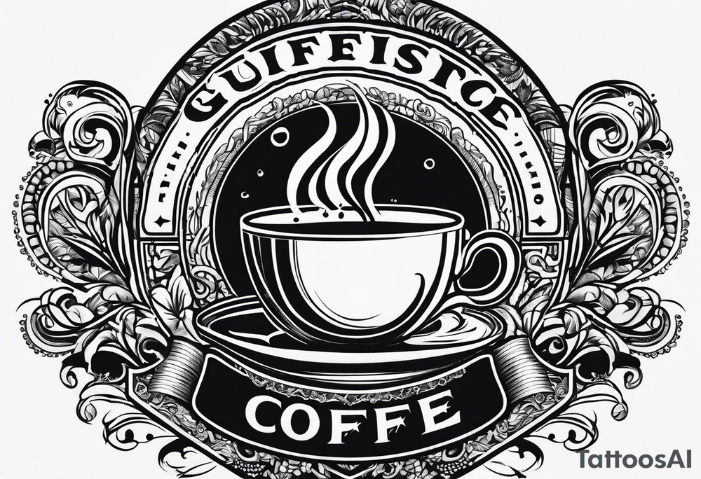 Logo for gulfside coffee tattoo idea