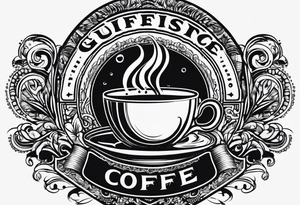 Logo for gulfside coffee tattoo idea