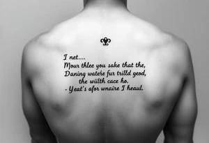 Quotes tattoo idea
