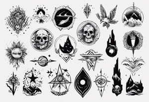 Alone tattoo idea