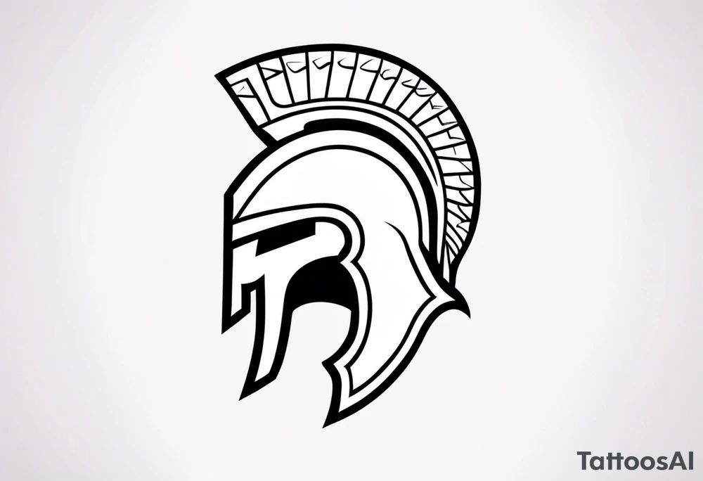 Ancient spartan symbol tattoo tattoo idea
