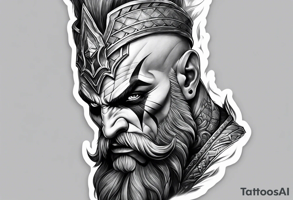 Kratos tattoo idea