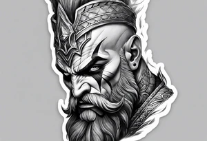 Kratos tattoo idea