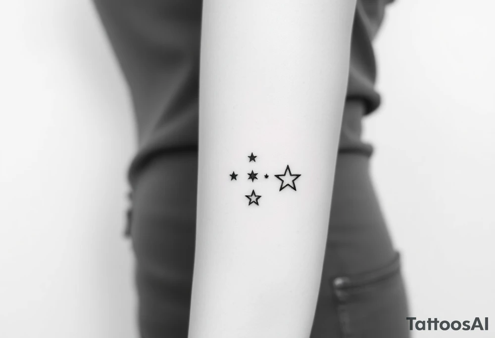 Stars tattoo idea