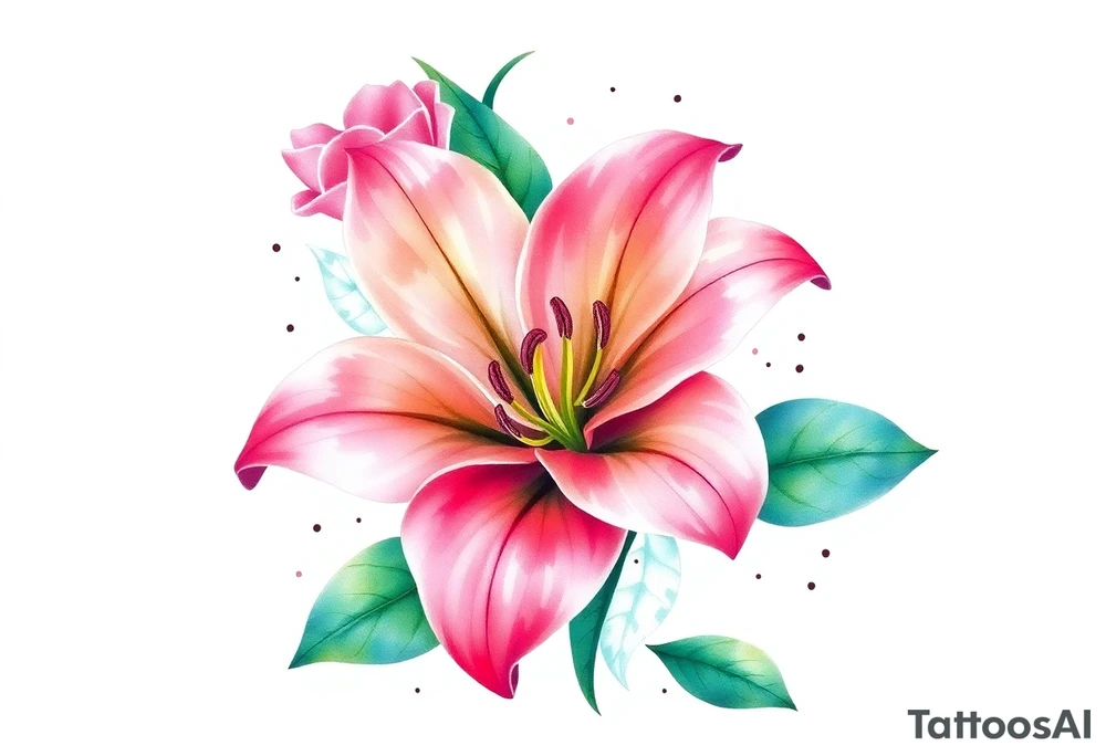 Flowering Lilly of the vally tattoo idea