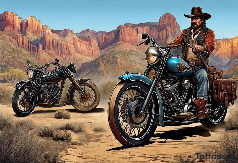Western movie genere tattoo idea