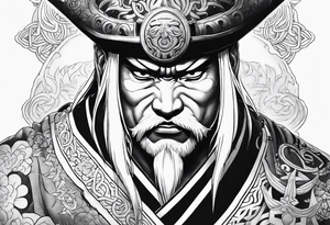Jiraiya of the legendary sannin tattoo idea