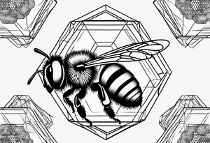 a bee hive tattoo idea