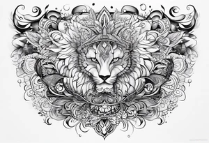 Masoud name design tattoo idea