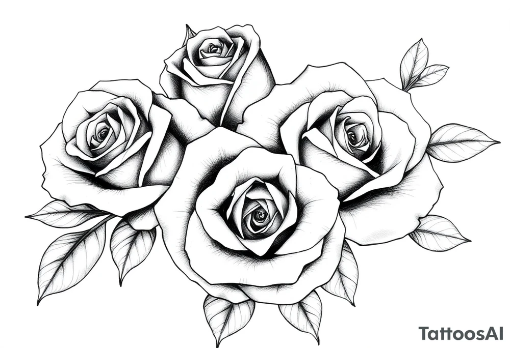 roses, survival tattoo idea