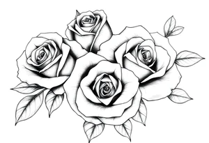 roses, survival tattoo idea