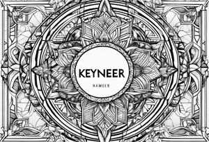 Keyneer name tattoo idea