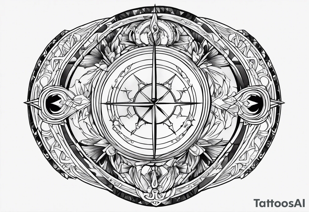 Little tatoo Sagittarius tattoo idea