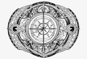 Little tatoo Sagittarius tattoo idea