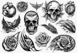 realistic stomach full sleeve tattoo idea
