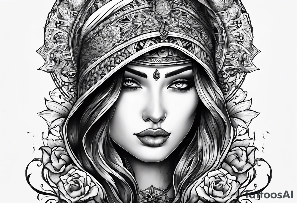 “Running from fear to faith” tattoo idea