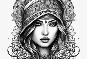 “Running from fear to faith” tattoo idea