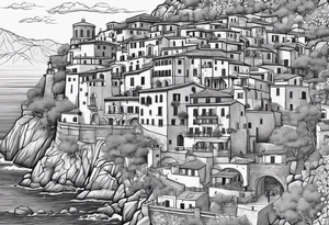 Map of calabria tattoo idea