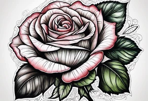 Rose bible scripture tattoo idea