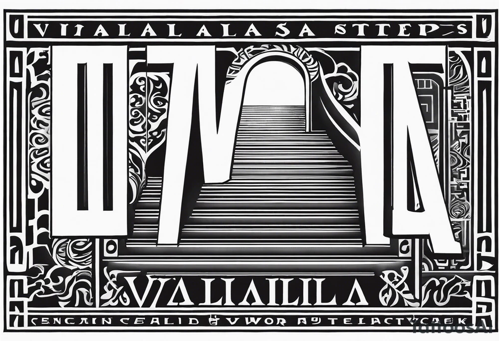 Valhalla steps
 Walls fog tattoo idea