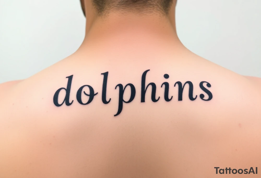 dolphins Music note tattoo idea