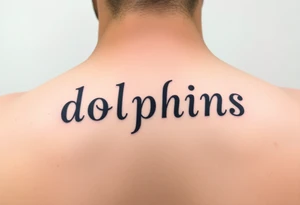 dolphins Music note tattoo idea