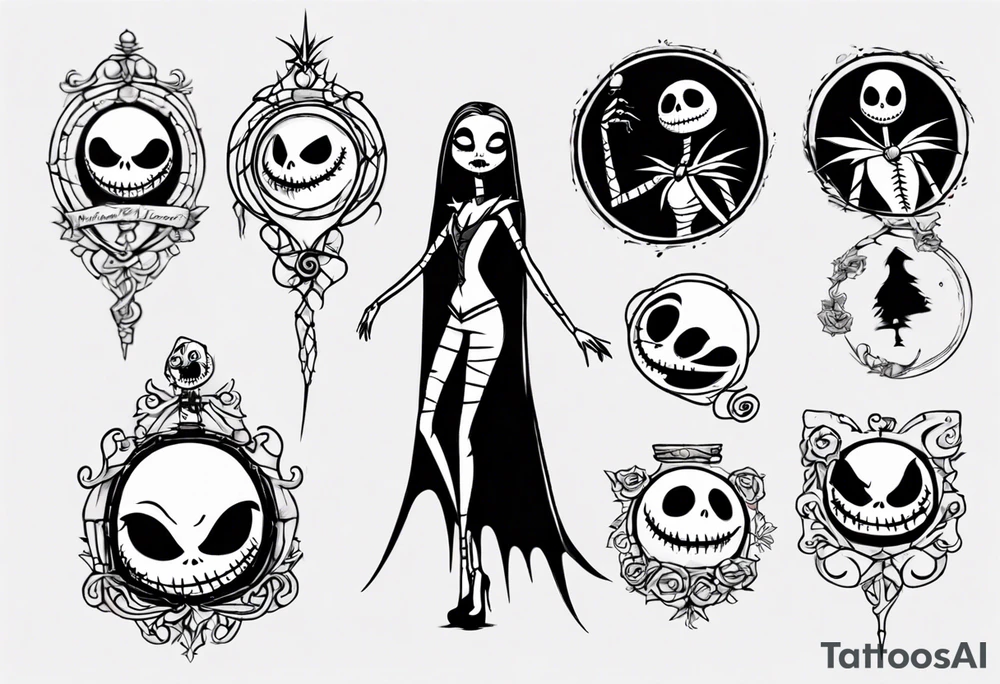 Nightmare before Christmas Sally tattoo idea