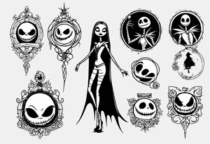 Nightmare before Christmas Sally tattoo idea