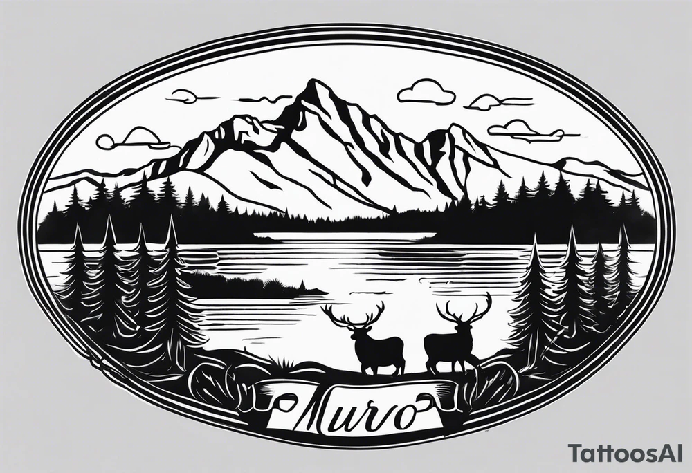 Scottish Munro emblem tattoo idea