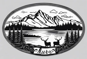 Scottish Munro emblem tattoo idea