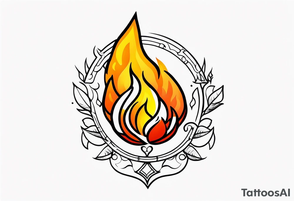 fire tattoo idea