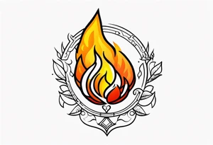 fire tattoo idea
