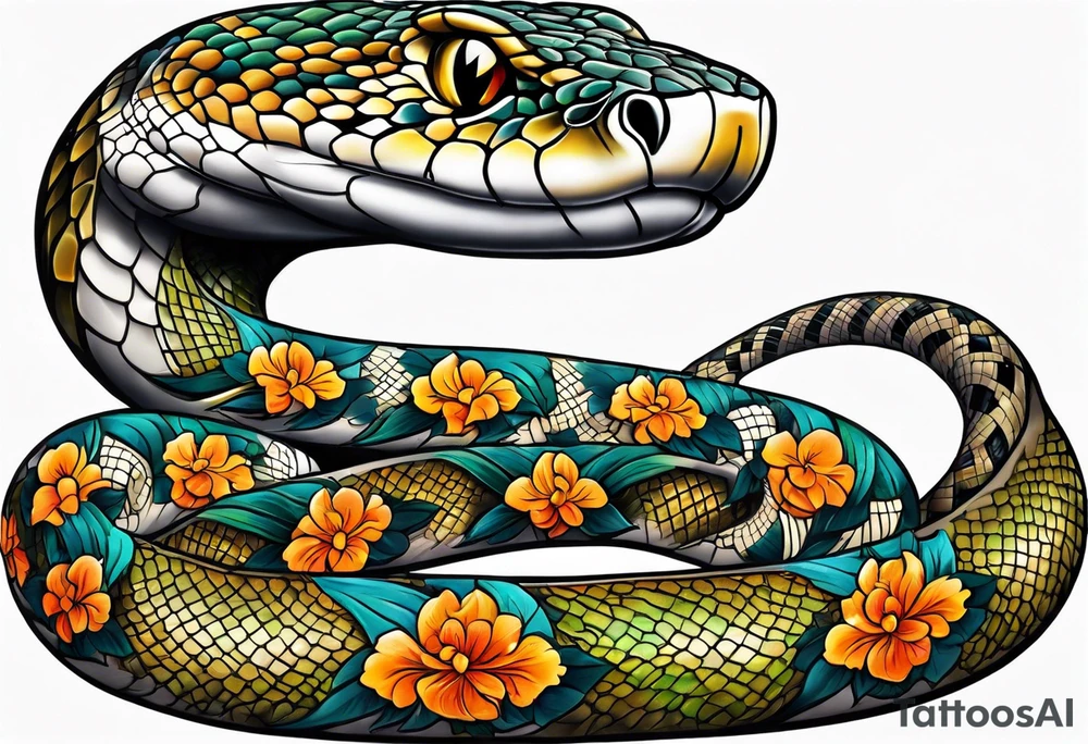 Snake tattoo idea