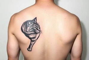 Black Cat tattoo idea