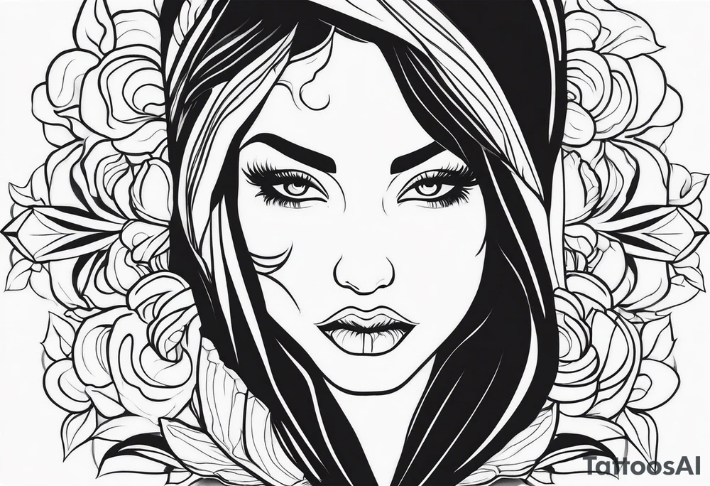 слово размазанное в линии tattoo idea