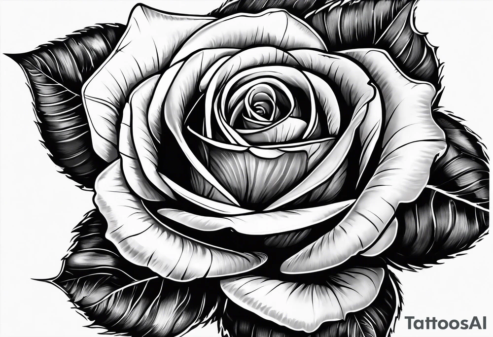 A rose tattoo on the right hand with names engraved in the petals and to finish skeleton bone fingers tattoo idea