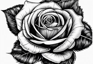 A rose tattoo on the right hand with names engraved in the petals and to finish skeleton bone fingers tattoo idea