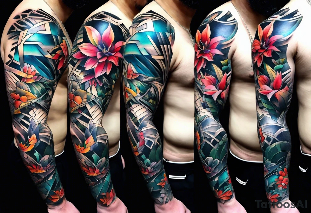 full sleeve tattoos for men. tattoo idea